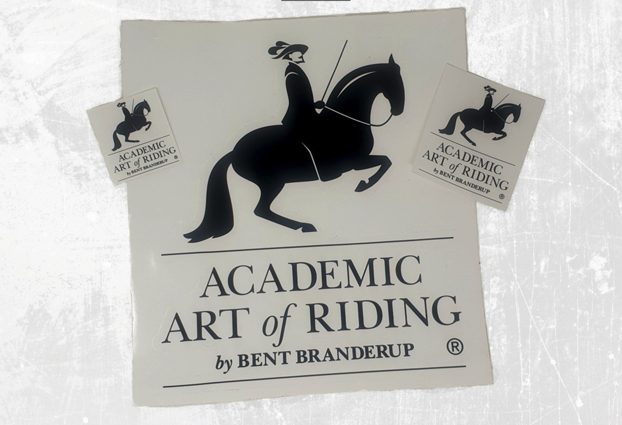 Bent Branderup® Sticker "Academic Art of Riding"